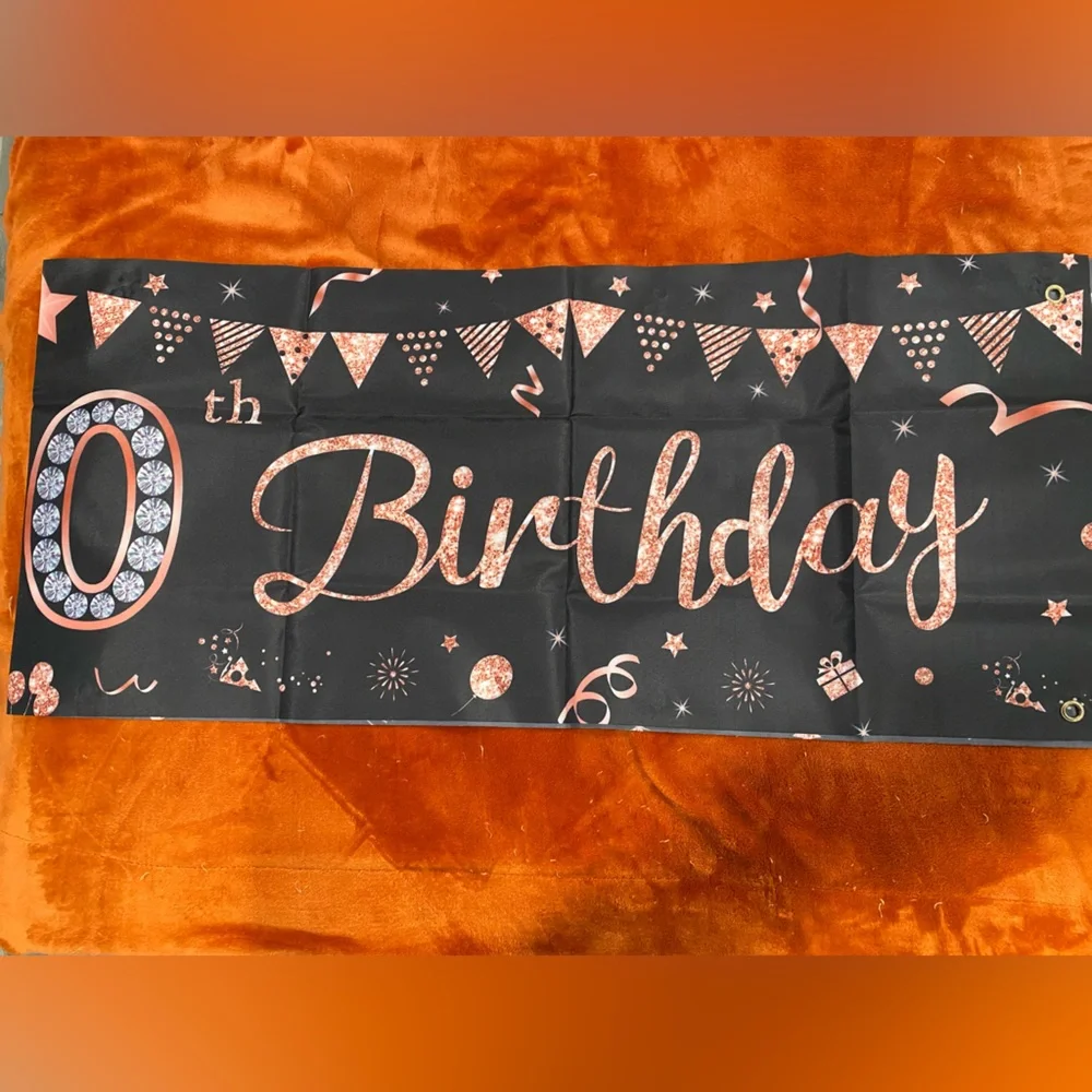 Happy 60th Birthday Banner